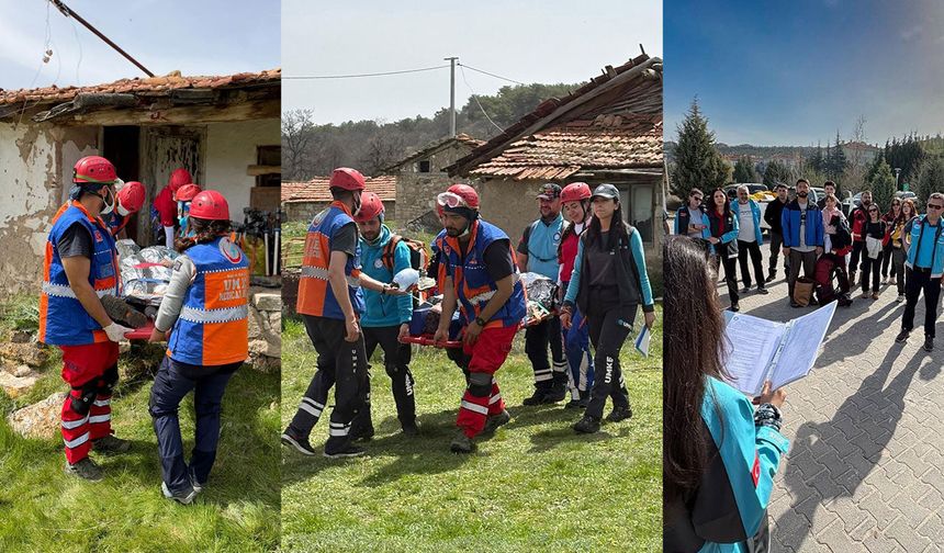 Eskişehir'de 45 personelli UMKE tatbikatı