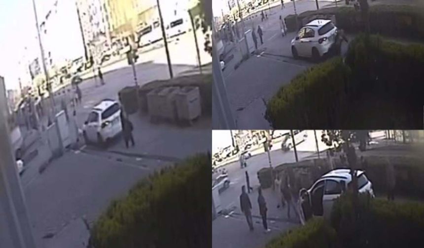 Eskişehir’de geri geri giden otomobil yayaya çarptı: Dehşet anları kamerada