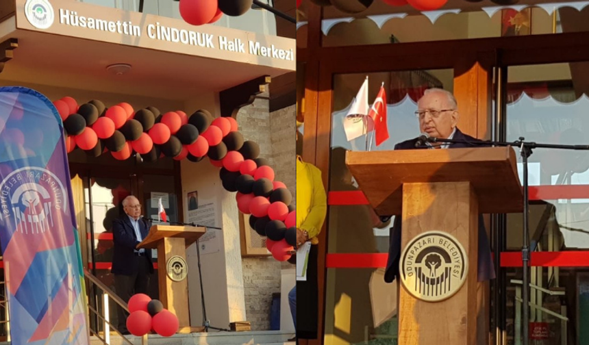 Odunpazarı Belediyesi’nden Hüsamettin Cindoruk’un adını yaşatacak vefa örneği