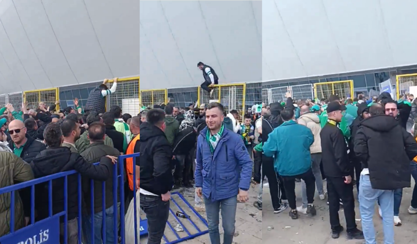 Eskişehir'de maç öncesi gerginlik: Polis biber gazıyla müdahale etti