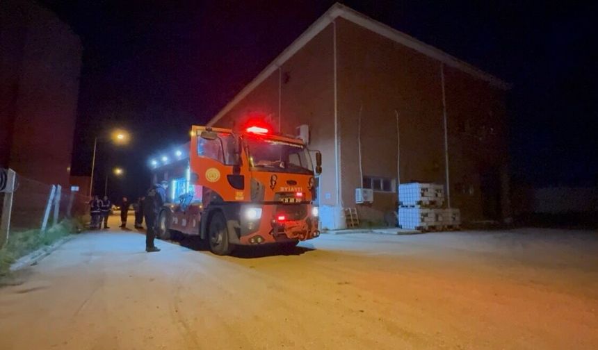 Eskişehir'de su arıtma tesisinde korkutan yangın