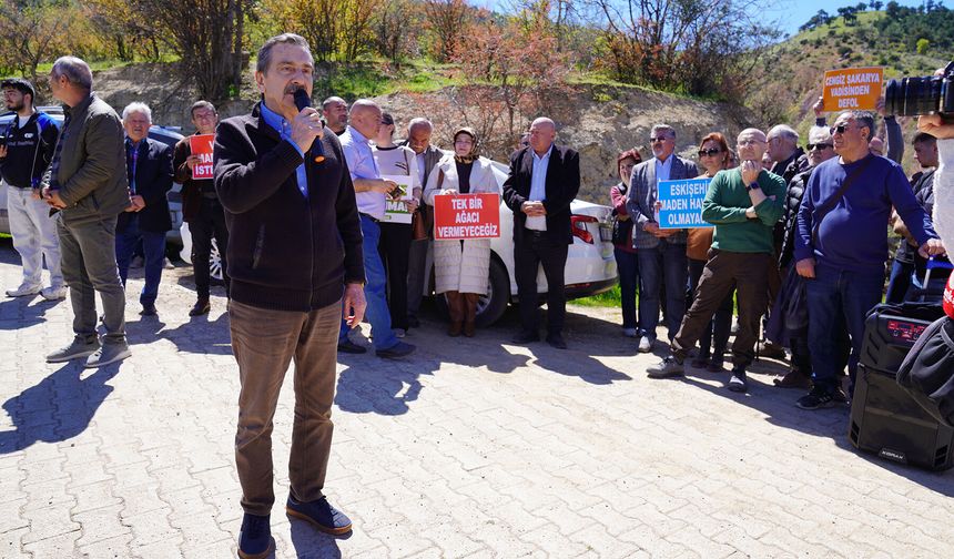 Başkan Ataç’tan Alpagut-Atalan’da maden projesine tepki: “Bu doğayı onlara yedirmeyeceğiz”