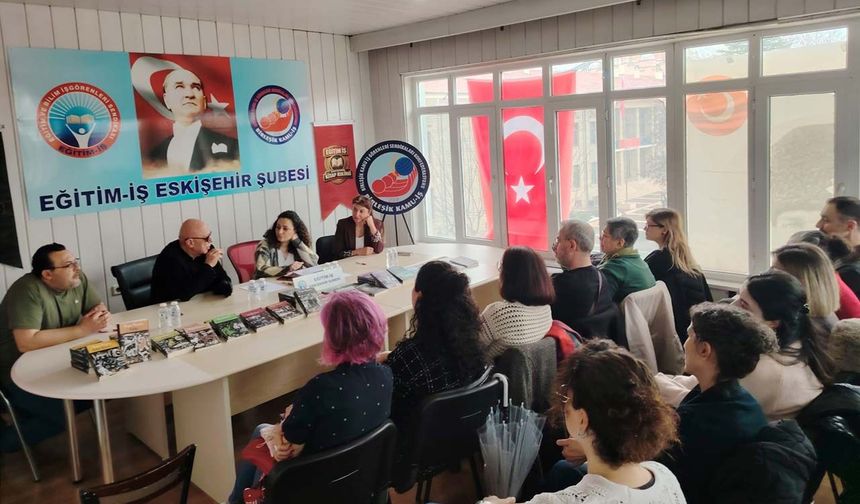 Eğitim İş Eskişehir’den Edebiyata Güçlü Dokunuş: Sezgin Kaymaz Okurlarla Buluştu