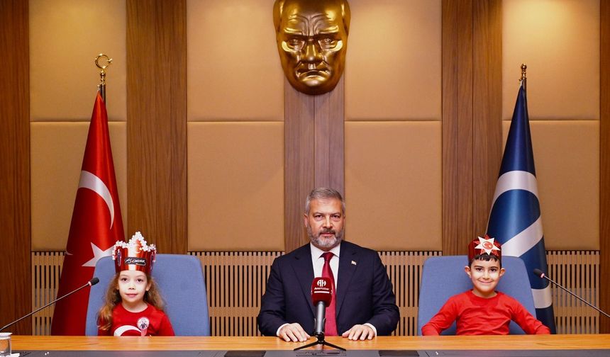 Minikler 23 Nisan’ı coşkuyla kutladı