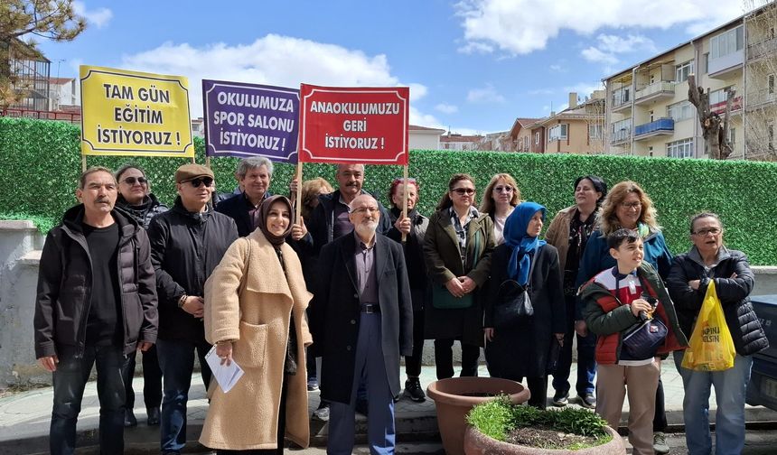 Eskişehir’de mahalleli yıkılan anaokulu için çağrıda bulundu: Tekrar yapılsın!