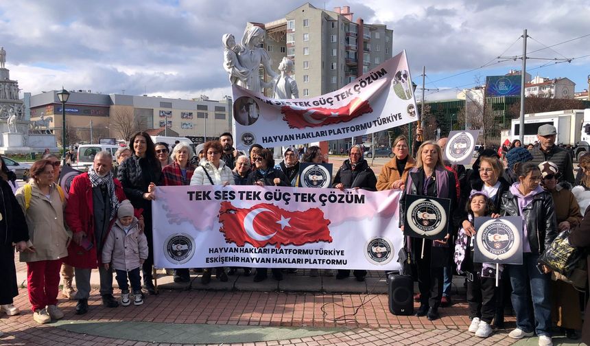 Eskişehir’de hayvan hakları için açıklama: “Neredeler?” sorusu büyüyor