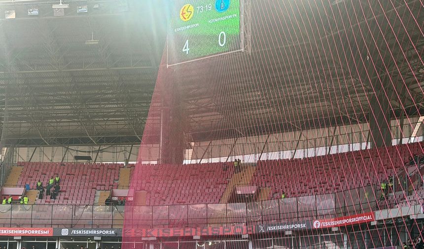 Kütahyaspor taraftarları stadyumu terk etti!