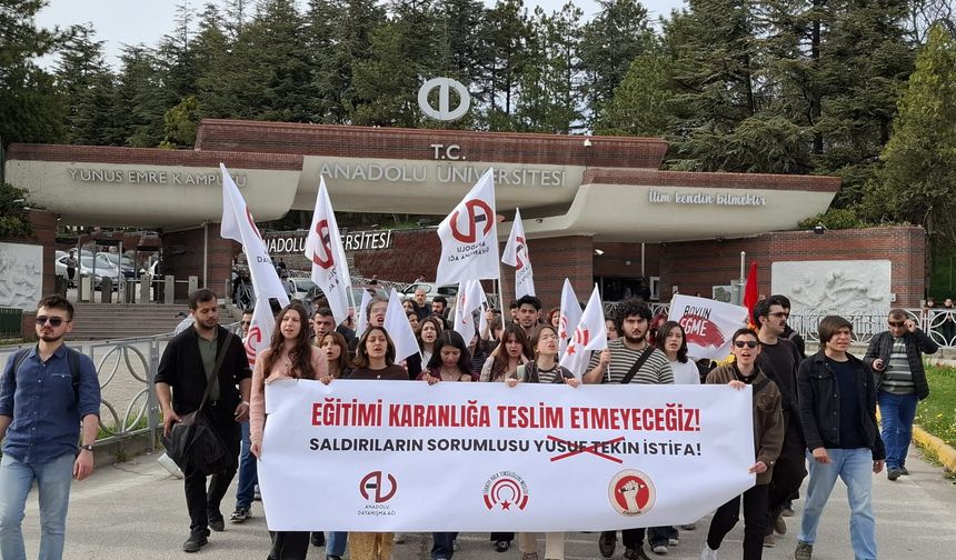 Eskişehir’de öğrencilerden protesto: “Eğitimde şiddete son”