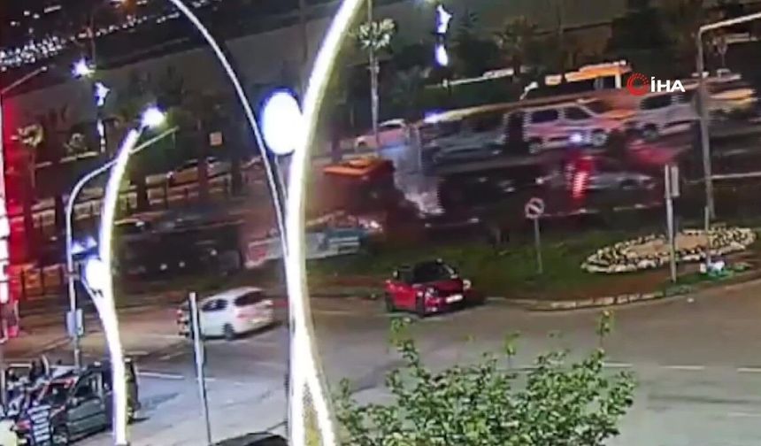 Giresun’da 5 kişinin öldüğü, 6 kişinin yaralandığı kaza anı kamerada