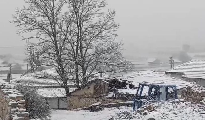 Eskişehir’de Mayıs ayında kar sürprizi