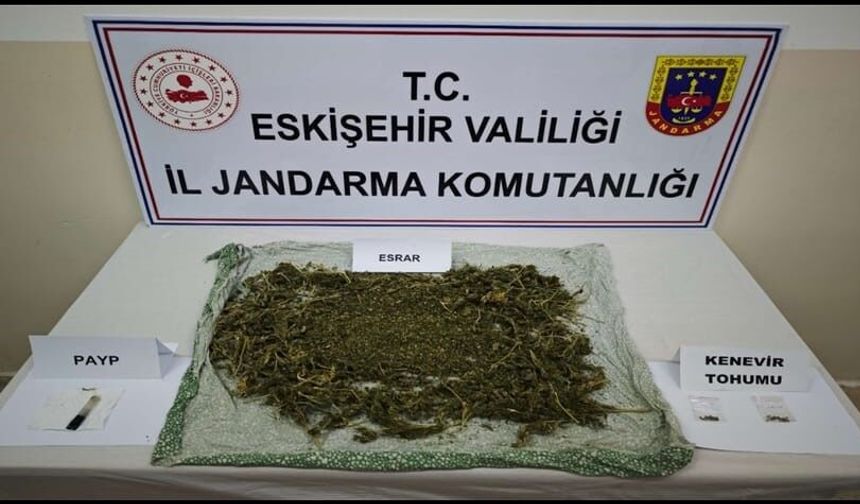 Eskişehir'de jandarmadan uyuşturucu operasyonu