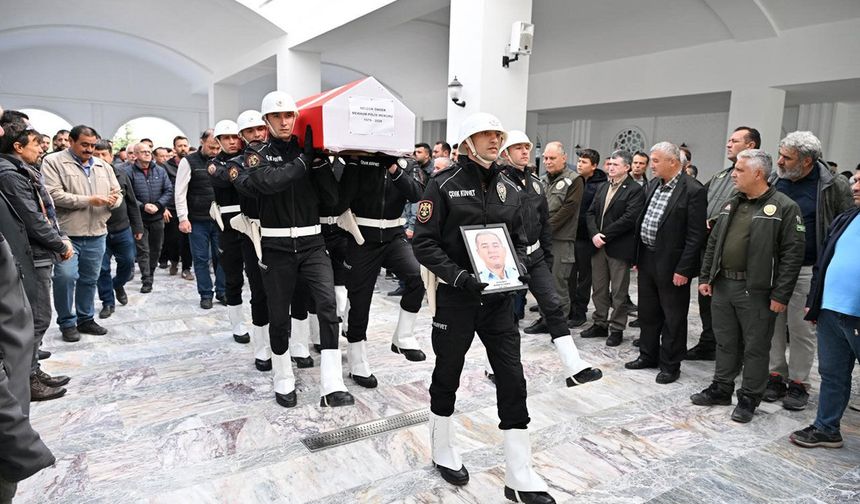 Eskişehir'de vefat eden polis memuru son yolculuğuna uğurlandı