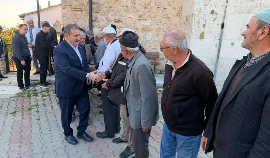 BBP Genel Başkanı Destici Eskişehir'de hemşehrileriyle bayramlaştı