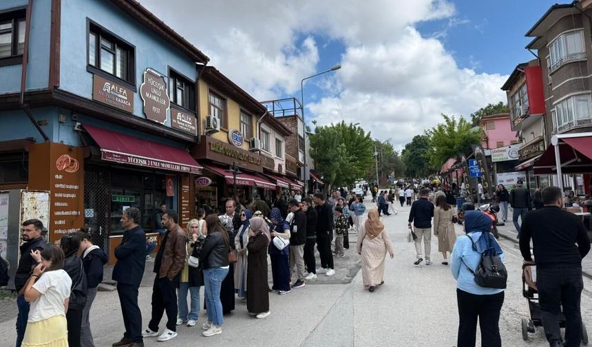 Odunpazarı'nda bayram yoğunluğu
