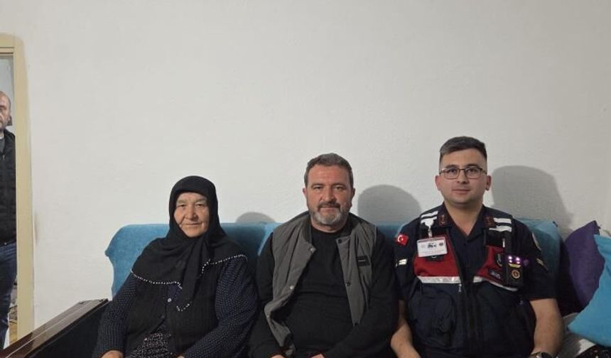 Eskişehir'de jandarma ekiplerinden gaziye anlamlı ziyaret