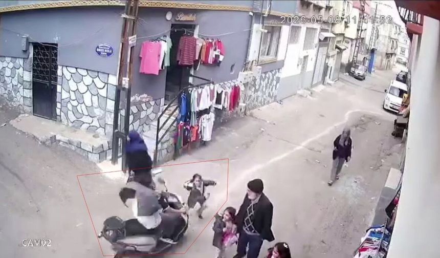 Gaziantep’te dehşete düşüren kaza: Motosiklet küçük kıza çarpıp kaçtı