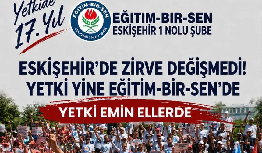 Eğitim-Bir-Sen Eskişehir’de birinciliği kaptırmadı