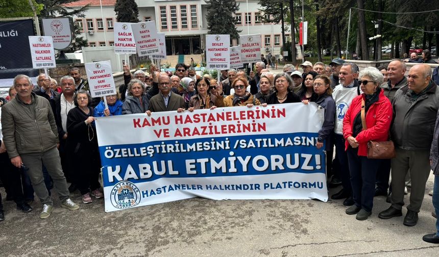 Eskişehir’de “hastaneler halkındır” eylemi: Özelleştirme kararlarına tepki