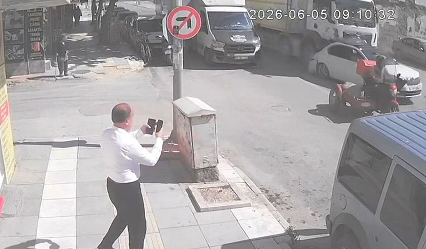 Freni patlayan kamyon, caddeyi böyle savaş alanına çevirdi: 10 araç zarar gördü, 5 yaralı