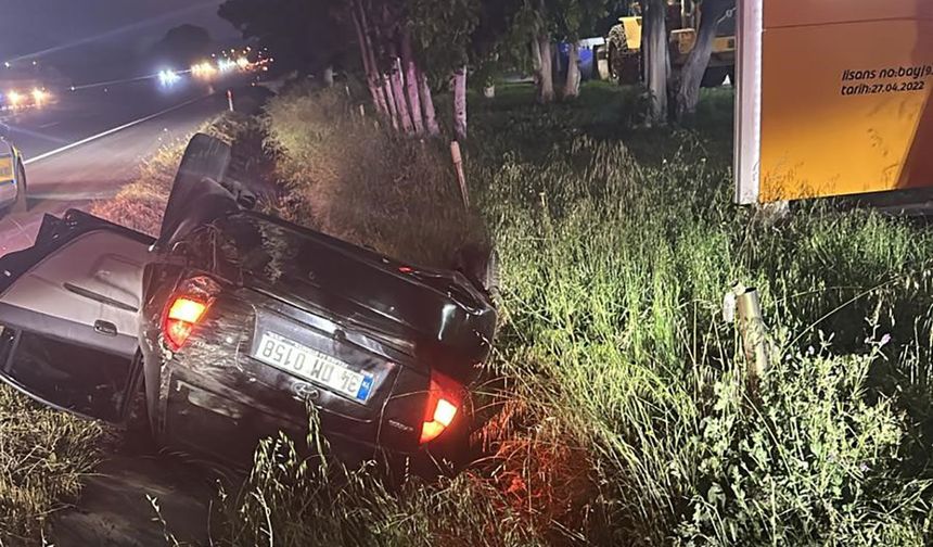 Ankara-Eskişehir kara yolunda trafik kazası: 2 kişi yaralandı