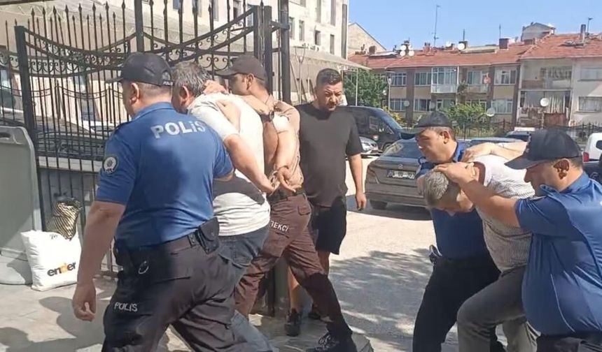 Eskişehir'de çirkin saldırı: Okul bekçisini darp eden şahıslar tutuklandı