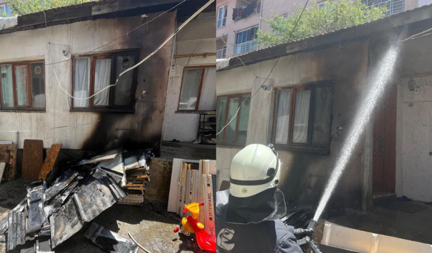 Eskişehir’de korkutan çatı yangını: İtfaiyenin hızlı müdahalesi faciayı önledi