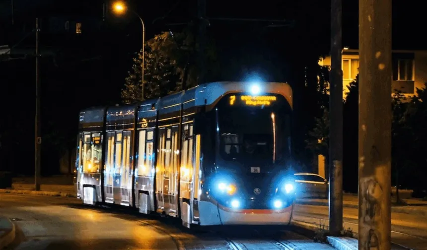 Eskişehir'de iki gece tramvay seferleri yapılamayacak
