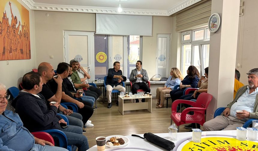 CHP Eskişehir’den KESK ve Ekoloji Derneği’ne ziyaret: “Dayanışmayı büyütüyoruz”