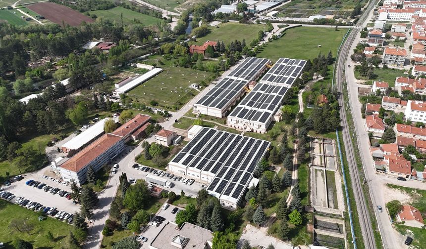 Eskişehir'de GES ile 854 ton karbon salımı önlendi
