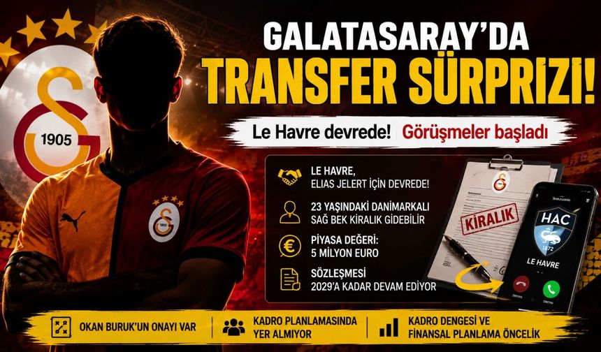 Galatasaray'da Transfer Sürprizi! Görüşmeler Başladı