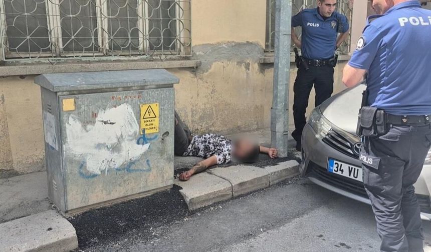 Eskişehir'de elinde silahla hareketsiz yatan genç mahalleliyi tedirgin etti