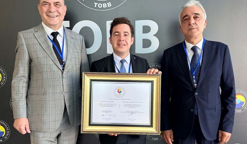 Eskişehir Sanayi Odası, akreditasyon sertifikası almanın gururunu yaşadı