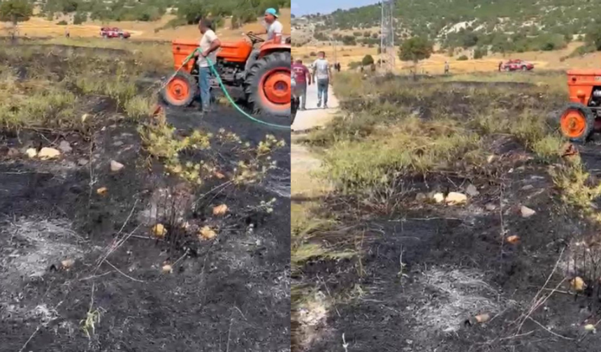 Eskişehir yolunda orman yangını!