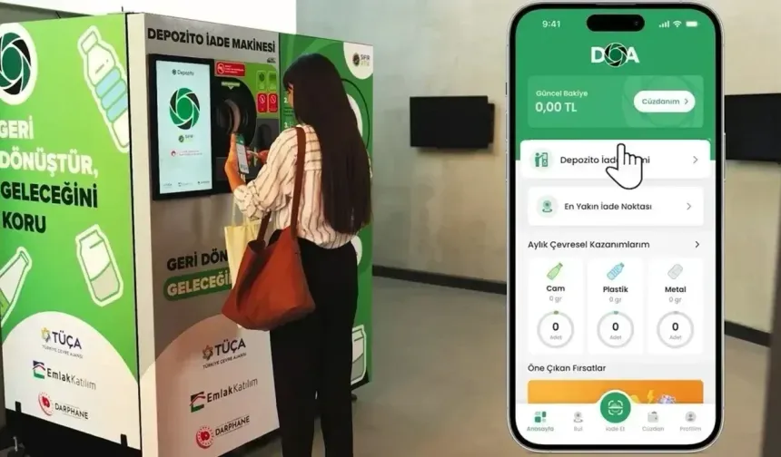 DOA sistemi 5 günde 7,6 milyon ambalaj topladı: İşte Eskişehir'de iade noktaları...