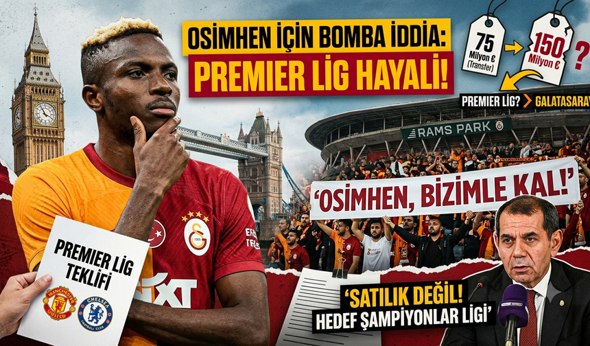 Galatasaray'da Osimhen İçin Bomba İddia: O lige Gitmek İstiyor! Yıldız Ayrılacak mı?