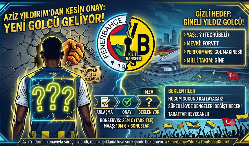 Aziz Yıldırım Onay Verdi! İşte Fenerbahçe’nin Yeni Forveti