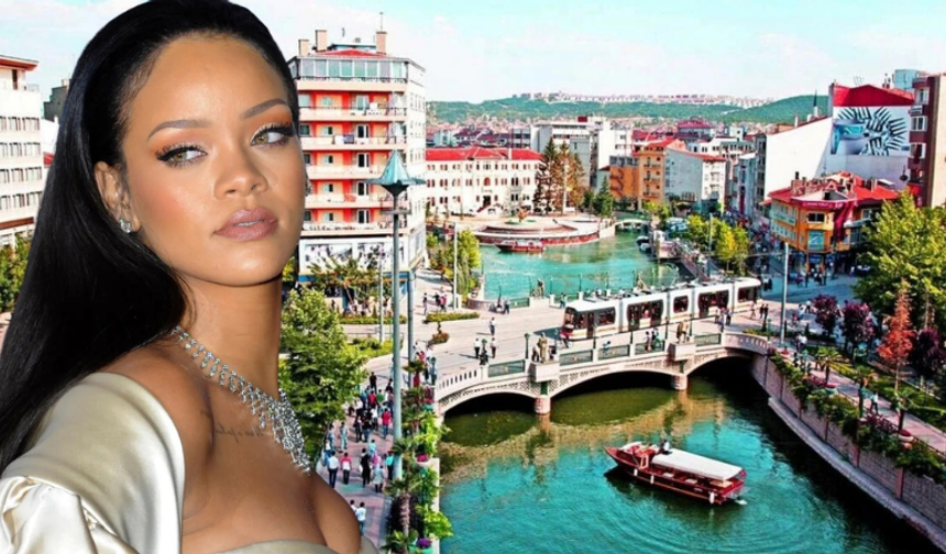 Dünyaca ünlü yıldız Rihanna Eskişehir'den o hesabı takibe aldı