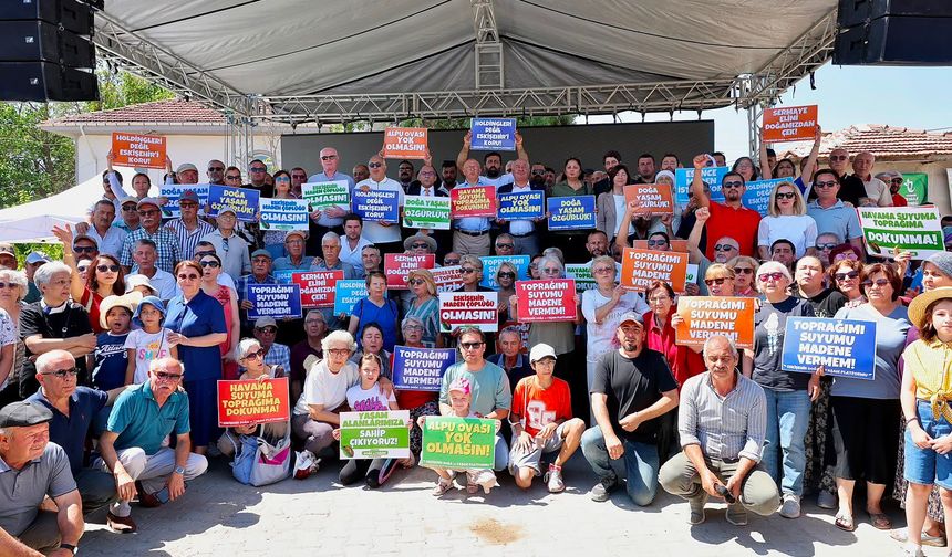 Eskişehir'de maden protestosu: Halk ÇED toplantısına izin vermedi
