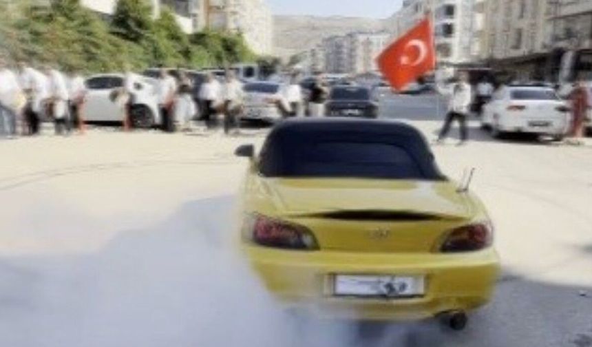 Düğün konvoyundaki drifte 156 bin TL para cezası