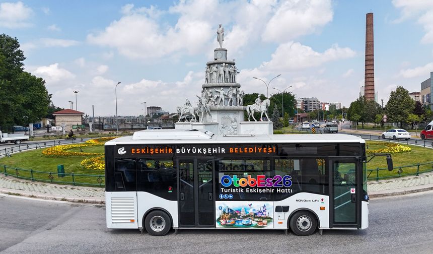 OtobEs26 Turistik Eskişehir hattı hizmete başladı