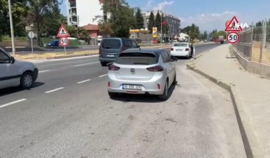 Eskişehir'de trafik kazasında olay çıkaran yolcu hakkında işlem başlatıldı