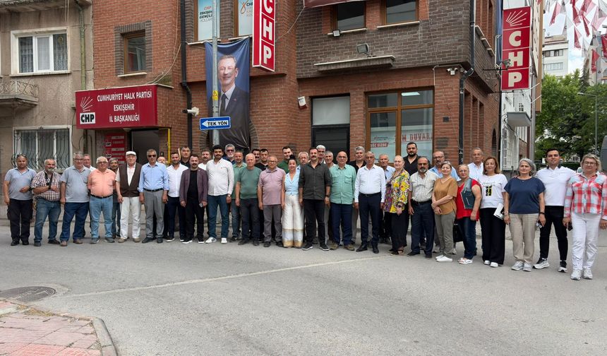 CHP Odunpazarı İlçe Örgütü'nden Talat Yalaz'a destek