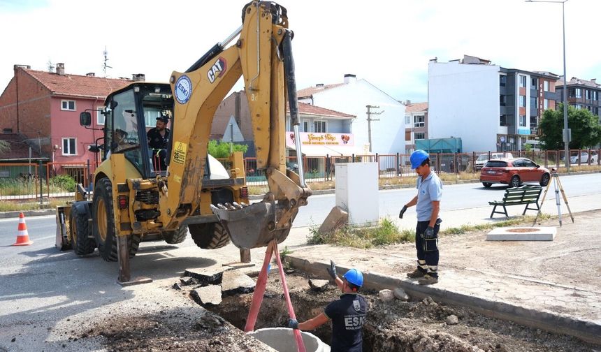 Eskişehir'de iki mahallede altyapı güçlendirildi