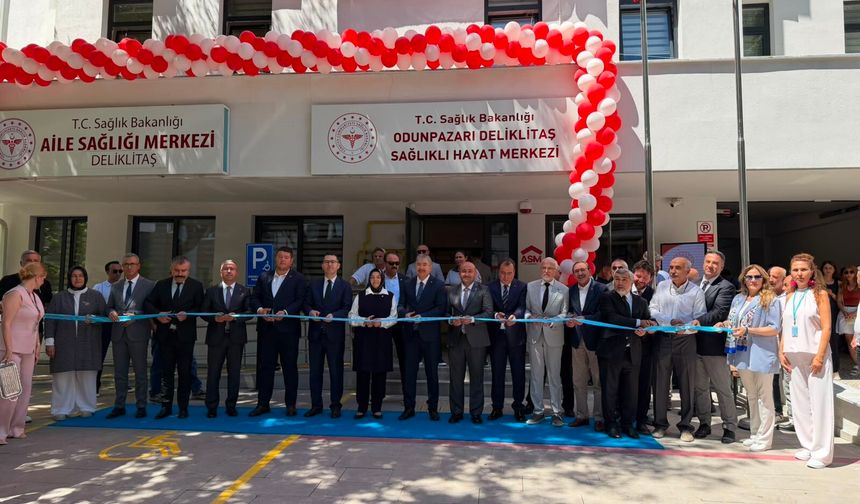 Deliklitaş Sağlıklı Hayat Merkezi ve Aile Sağlığı Merkezi resmen açıldı