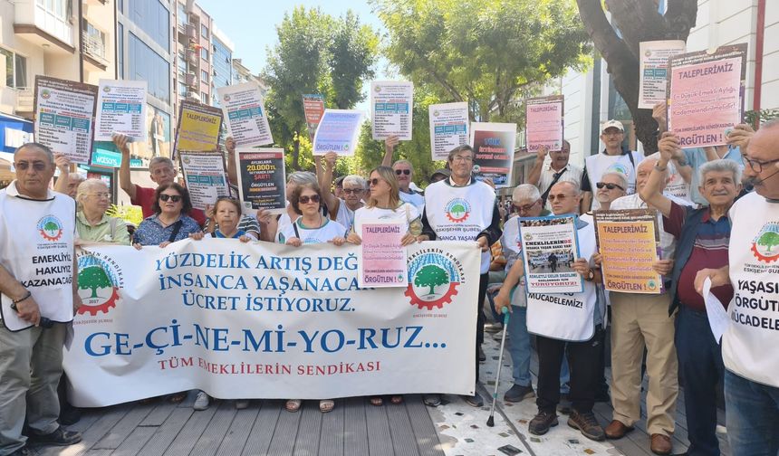 Eskişehir’de emeklilerden gelir dağılımı ve emekli aylıkları tepkisi