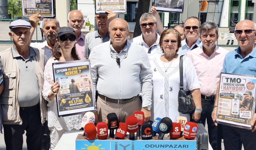 Eskişehir TMO önünde açıklama: “Çiftçi her gün daha fazla kaybediyor”