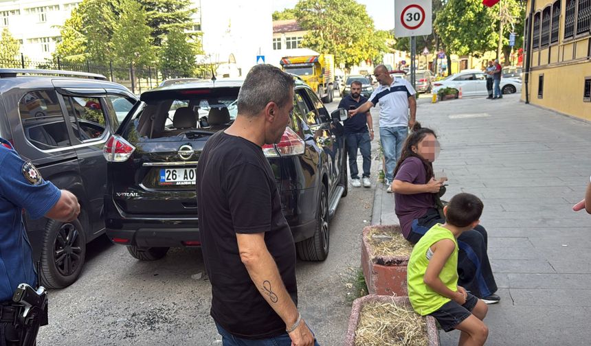 Eskişehir'de trafikte yol verme kavgası