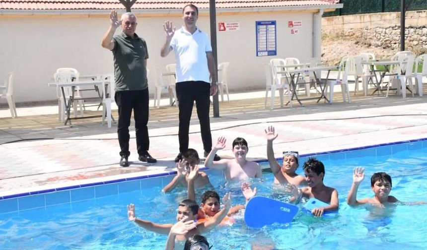 Beylikova'da aquapark ve yüzme havuzları yeniden hizmete açıldı