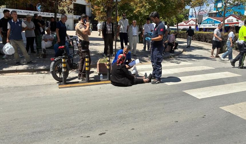 Eskişehir'de ehliyetsiz sürücü yaya geçidinde kadına çarptı