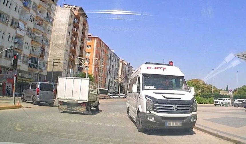 Eskişehir'de ters yöne girerek trafik tehlikeye düşürdü